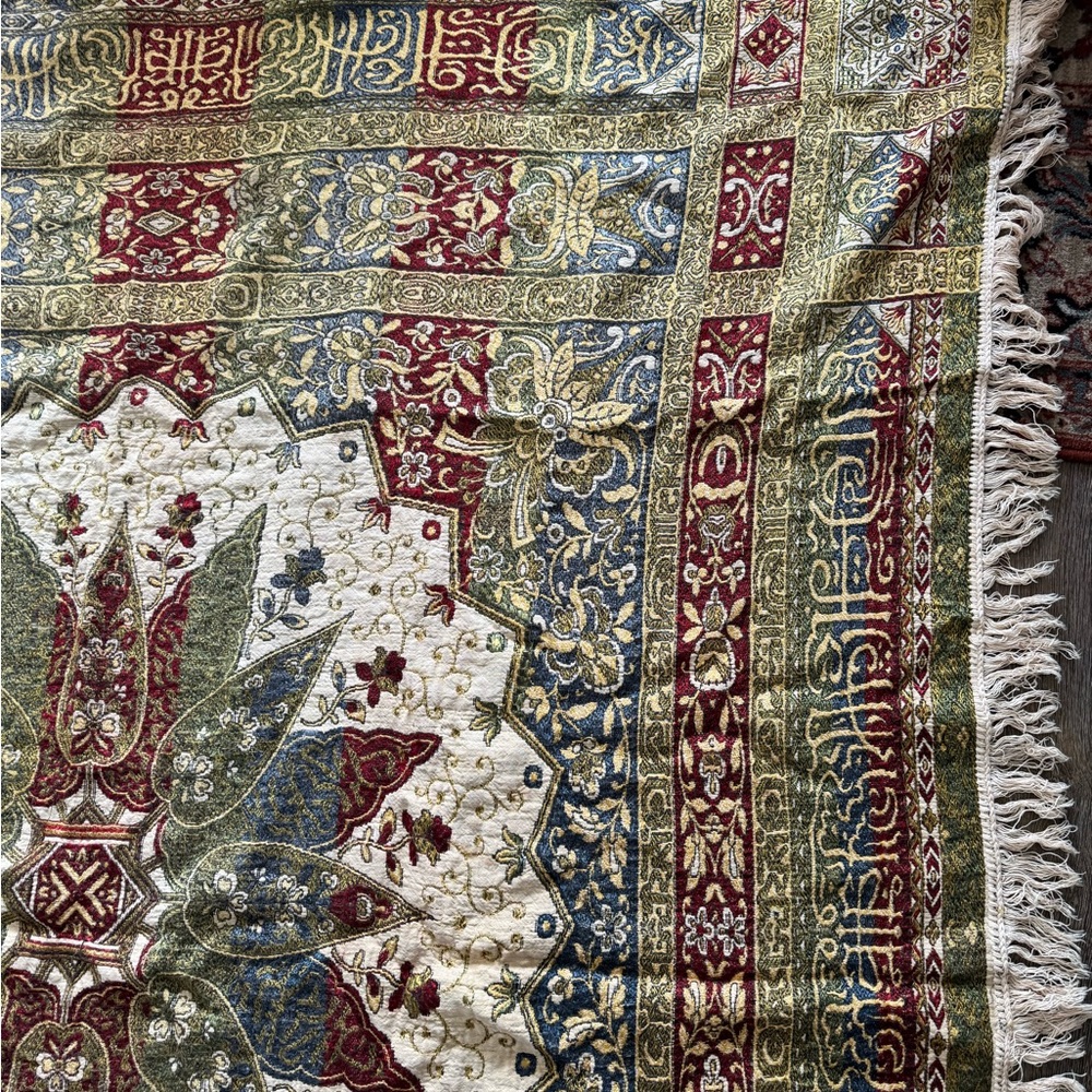 Spanish Granada craftsman woven tapestry textile - Picture 2 of 15